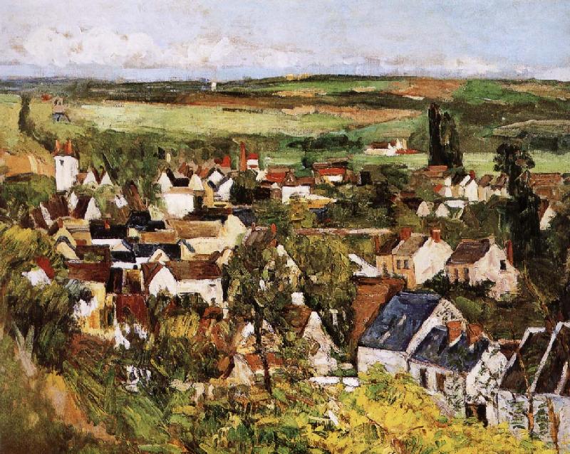 Paul Cezanne village panorama Germany oil painting art